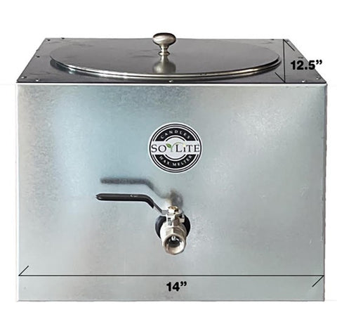 Wax Melter For Candle Making, New Soy Lite IP Auto Melt 13 Qt