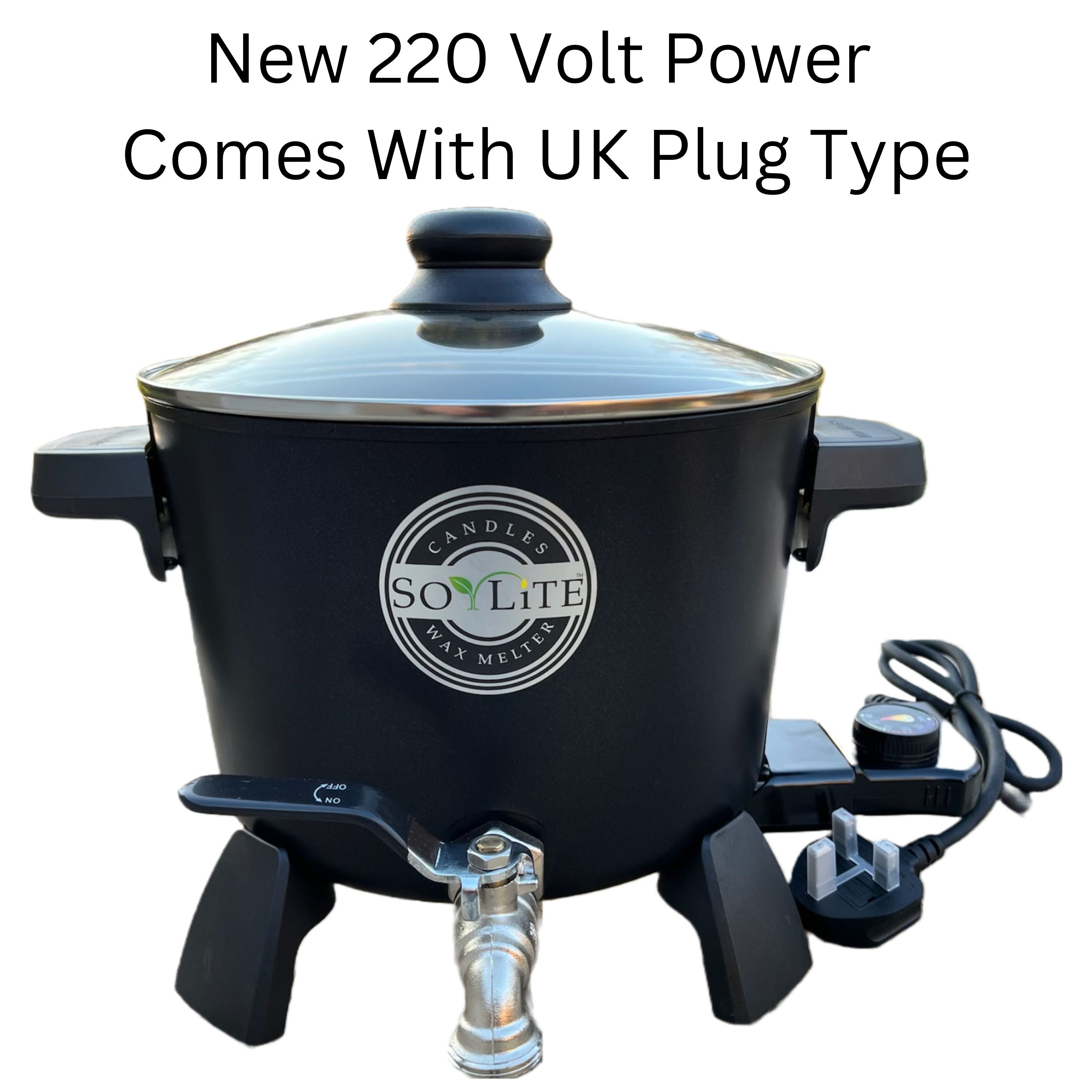 New 220 Volt Power. Wax Melter For Candle Making, This Wax Warmer Will – Soy  Lite Candle Supplies