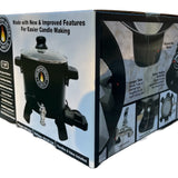New 220 Volt Power. Wax Melter For Candle Making, This Wax Warmer Will Hold 7 Qts Of Melted Wax.
