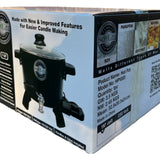 New 220 Volt Power. Wax Melter For Candle Making, This Wax Warmer Will Hold 7 Qts Of Melted Wax.