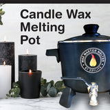 Wax Melter For Candle Making, By Soy Lite, Wax Melter For Soy, Paraffin, Beeswax, Coconut, New And Improved Design