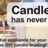 Wax Melter For Candle Making, By Soy Lite, Wax Melter For Soy, Paraffin, Beeswax, Coconut, New And Improved Design
