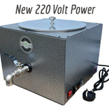 Wax Melter For The Professional and DIY Candle Maker And Soap Melter, This Wax Melter is Now 220 Volt Power