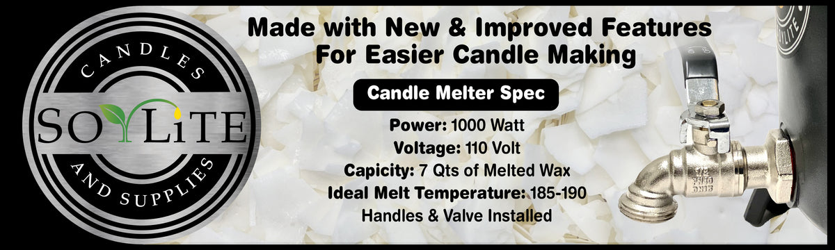 New 220 Volt Power. Wax Melter For Candle Making, This Wax Warmer Will – Soy  Lite Candle Supplies